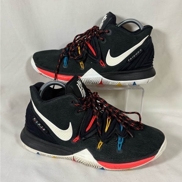 NIKE Kyrie Irving 5 Friends Multicolor High Sneakers Size Youth 6 (AQ2456-006) - Picture 1 of 11
